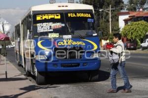 ANALIZAN INCREMENTO EN TARIFA DE TRANSPORTE PÚBLICO