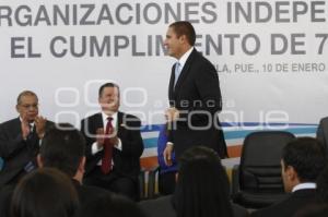 INFORMA GOBERNADOR SOBRE 7 COMPROMISOS CUMPLIDOS