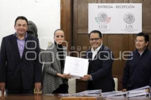 ENTREGA-RECEPCIÓN. CONGRESO DEL ESTADO