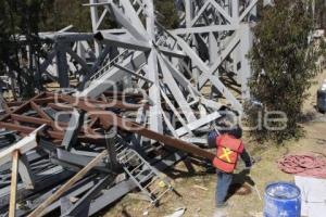 DESMANTELAN TORRES DEL TELEFÉRICO