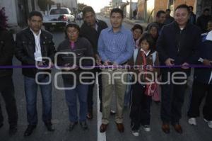 INAUGURACIÓN DE CALLES PAVIMENTADAS