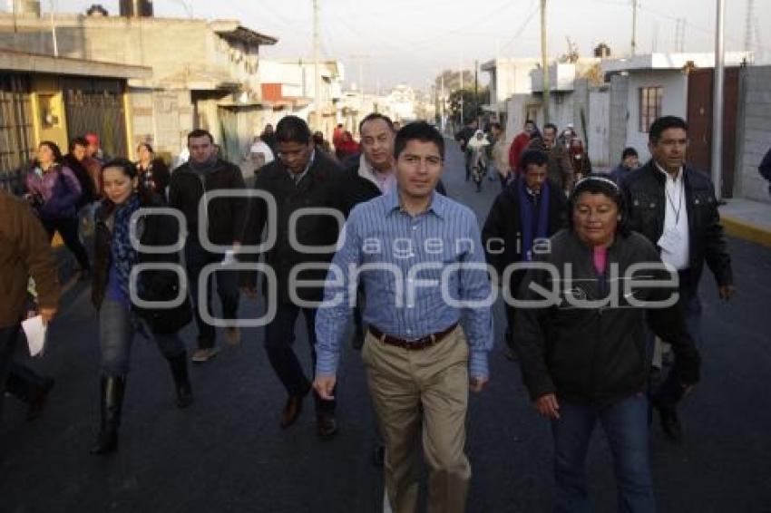 INAUGURACIÓN DE CALLES PAVIMENTADAS