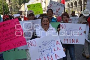 MANIFESTACIÓN CONTRA MINERA