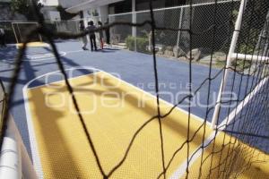 INAUGURAN CANCHA Y DESAYUNADOR EN CENTRO DE DÍA