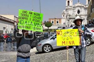 MANIFESTACIÓN CONTRA MINERA