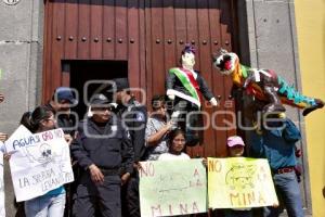 MANIFESTACIÓN CONTRA MINERA