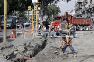 OBRA CONCRETO HIDRÁULICO EN LA 11 NORTE-SUR