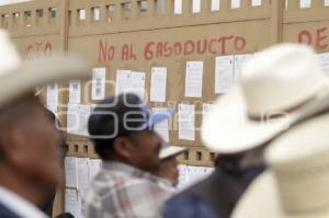 MANIFESTACIÓN EN SEMARNAT CONTRA EL GASODUCTO