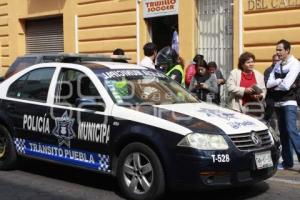 POLICIAS DE TRÁNSITO LEVANTAN INFRACCIONES