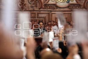 ALFONSO ESPARZA PRESENTA INFORME DE CIEN DÍAS