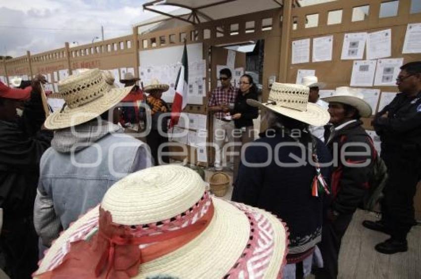 MANIFESTACIÓN EN SEMARNAT CONTRA EL GASODUCTO