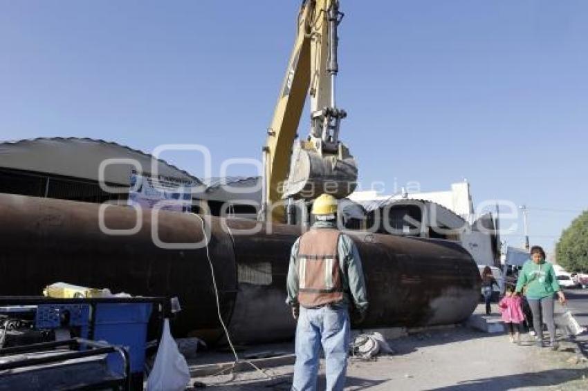 OBRA CONCRETO HIDRÁULICO EN LA 11 NORTE-SUR
