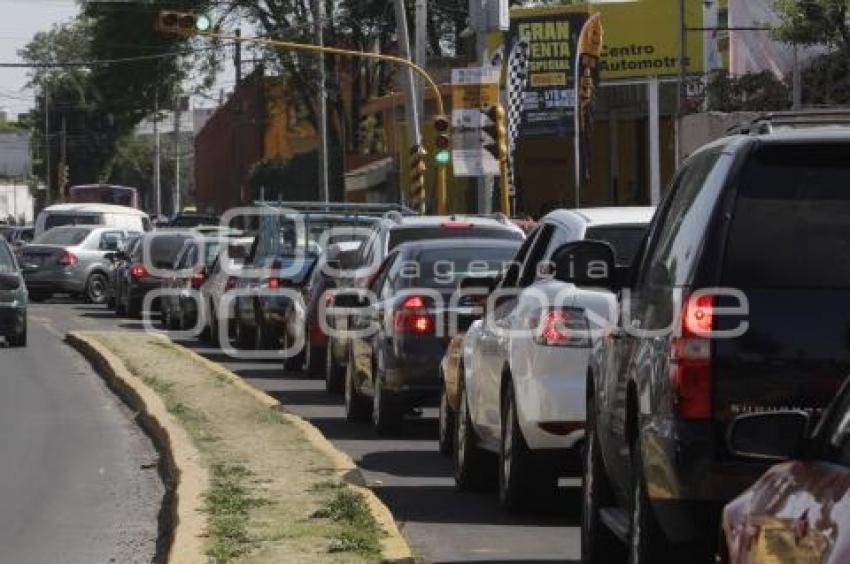 TRÁFICO POR OBRAS EN CIRCUITO JUAN PABLO II