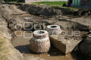 COLECTOR PLUVIAL. SAN JERÓNIMO TIANGUISMANALCO