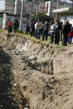 COLECTOR PLUVIAL. SAN JERÓNIMO TIANGUISMANALCO