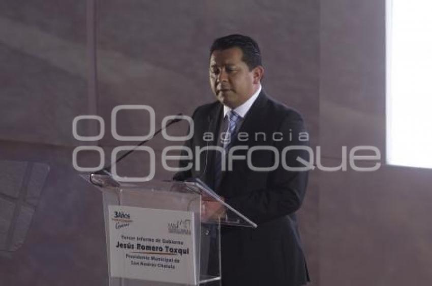 TERCER INFORME JESÚS ROMERO