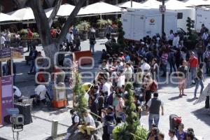 GRABAN TELENOVELA EN EL ZÓCALO DE LA CIUDAD