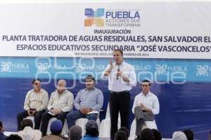 INAUGURACIÓN PLANTA TRATADORA DE AGUAS RESIDUALES