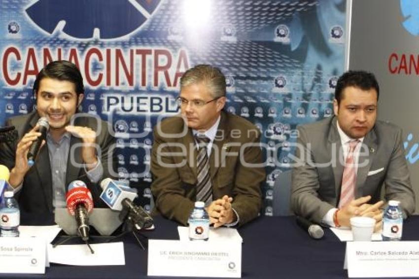 RUEDA DE PRENSA CANACINTRA PUEBLA