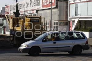 TRÁFICO POR OBRAS DE PAVIMENTACIÓN
