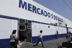 MERCADO 5 DE MAYO. CAMBIO DE COLORES