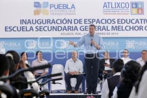 ENTREGA DE ESPACIOS EDUCATIVOS EN ATLIXCO