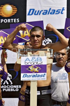 CEREMONIA DE PESAJE BOXEO