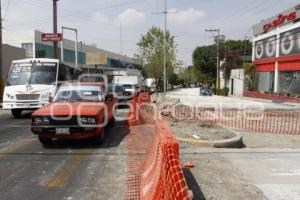 TRÁFICO POR OBRAS DE PAVIMENTACIÓN