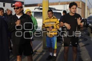 CHOLULA . POLICÍAS HACEN DEPORTE