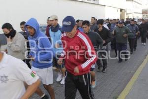 CHOLULA . POLICÍAS HACEN DEPORTE