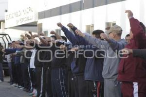 CHOLULA . POLICÍAS HACEN DEPORTE