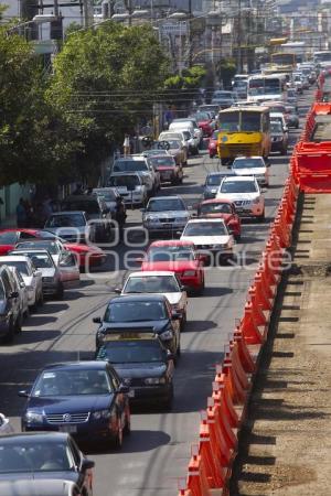 TRÁFICO POR OBRAS DE PAVIMENTACIÓN