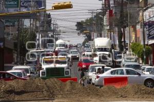 TRÁFICO POR OBRAS DE PAVIMENTACIÓN