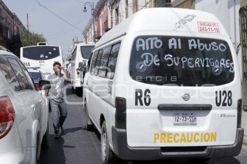 MANIFESTACIÓN DE TRANSPORTISTAS