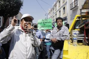 MANIFESTACIÓN DE TRANSPORTISTAS