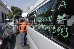 MANIFESTACIÓN DE TRANSPORTISTAS