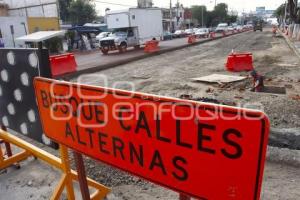 CONGESTIONAMIENTO VEHICULAR. OBRAS PAVIMENTACIÓN