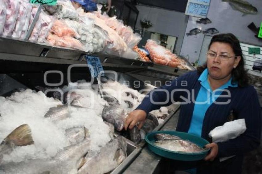 VENTA DE PESCADO. MIÉRCOLES DE CENIZA