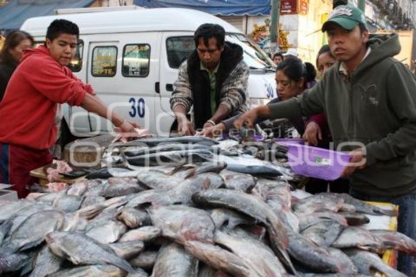 VENTA DE PESCADO. MIÉRCOLES DE CENIZA