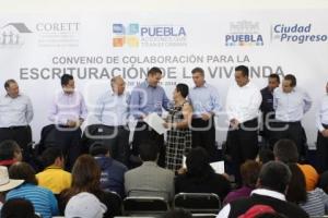 CONVENIO ESCRITURACIÓN DE LA VIVIENDA