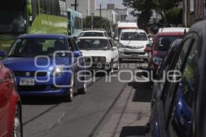 TRÁFICO POR OBRA EN 31 Y 25 PONIENTE