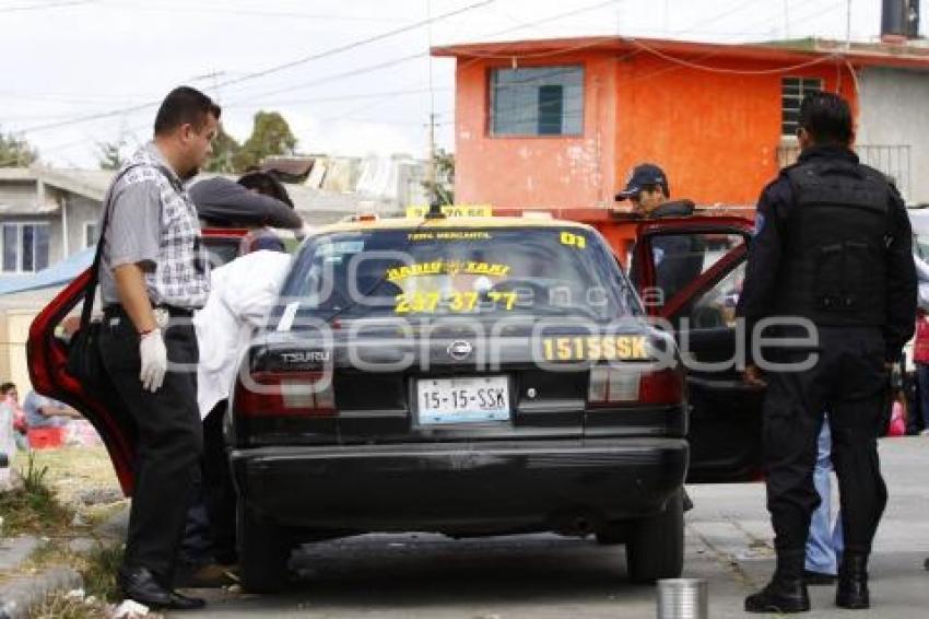 TAXISTA MUERTO. LOMAS DE SAN MIGUEL