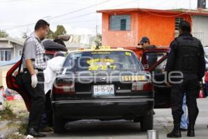 TAXISTA MUERTO. LOMAS DE SAN MIGUEL