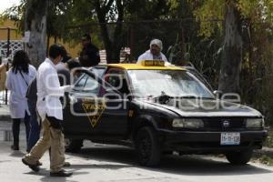 TAXISTA MUERTO. LOMAS DE SAN MIGUEL