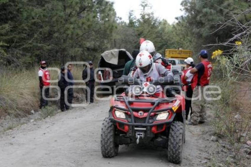 RESCATAN A EXCURSIONISTAS DE LA MALINCHE