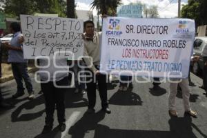 MANIFESTACIÓN INSTRUCTORES DEL ICATEP