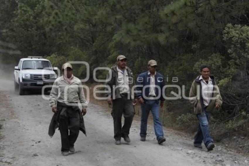 RESCATAN EXCURSIONISTAS DE LA MALINCHE