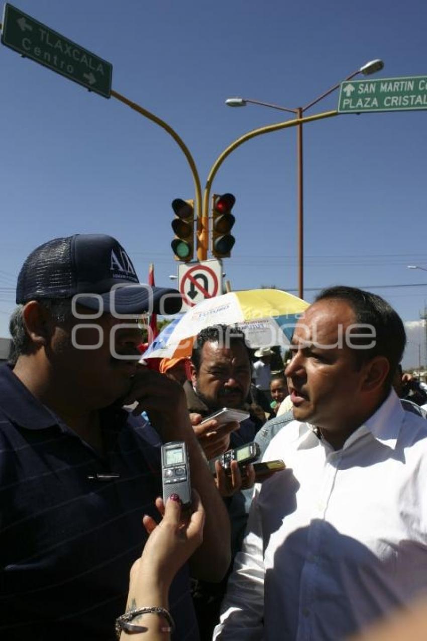MANIFESTACIÓN ANTORCHISTAS. TEXMELUCAN