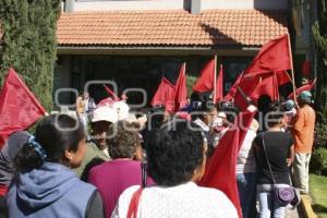 MANIFESTACIÓN ANTORCHISTAS. TEXMELUCAN