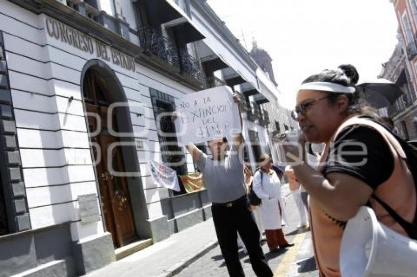 MANIFESTACIÓN HOSPITAL DEL NIÑO POBLANO